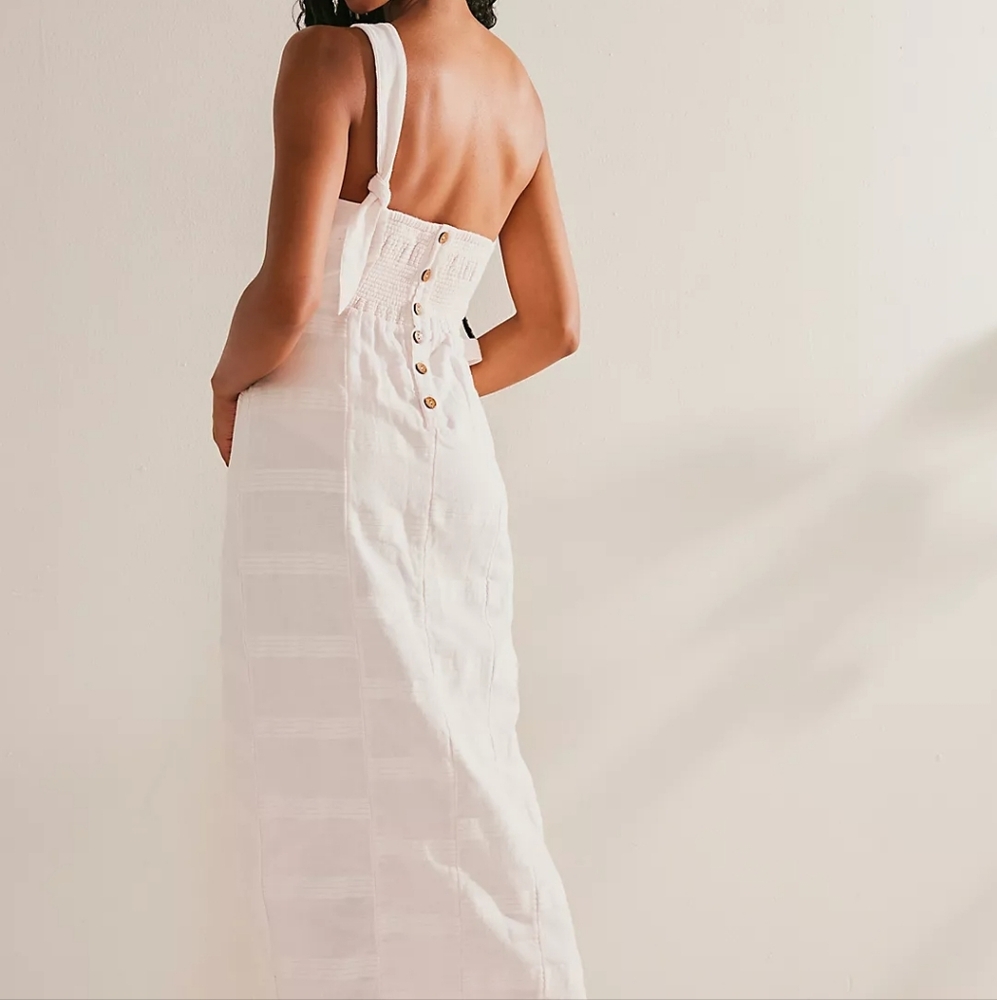 Free People At Liesure Midi Dress in Delicacy Size Small